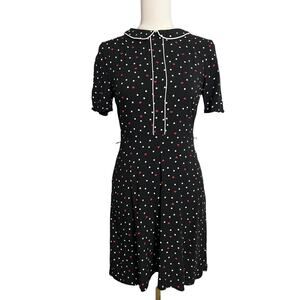 black velvet maxi dresses Sonic Youth Peter Pan Collar Dress, M